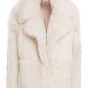 IRO Toskan Reversible Shearling Coat In Cream